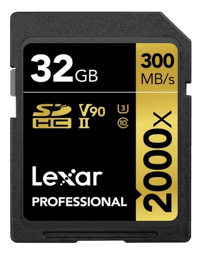 Memoria Lexar Professional 2000x 32gb Sdhc Uhs-ii 300mb/s 0