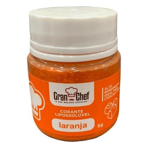 Corante Lipossolúvel Laranja Gran Chef 5g 0