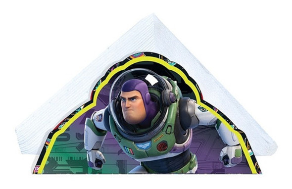 Cotillón Servilletero 15 Servilletas Buzz Lightyear Oficial 0