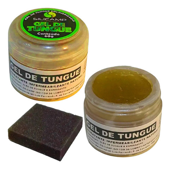 03 Gel De Tungue Acabamento Madeira Cabo Faca Cutelaria 60g 1