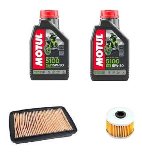 Kit Service Honda Cb 250 New Twister Aceite Motul + Filtros 0