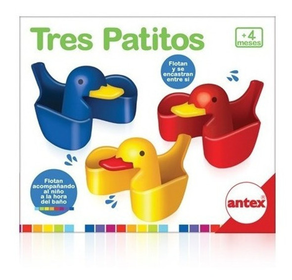 Tres Patitos Encastre Juego Para El Baño Original Antex 2273 0