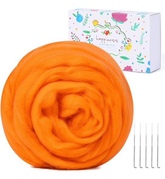 Lana Natural Coloreada Para Felting Y Manualidades, 30g 0