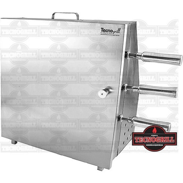 Churrasqueira Camping Portátil Sem Fumaça Em Inox 1