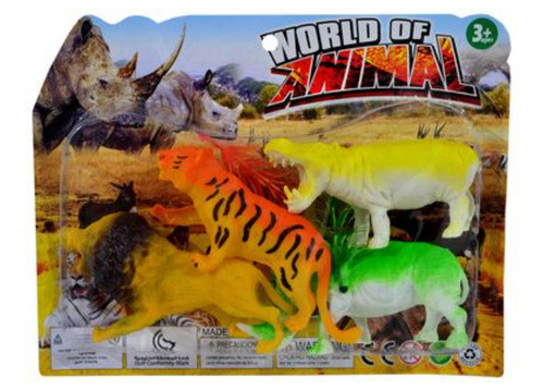 Set De Animales De La Selva 4 Piezas En Blister - 52446 0