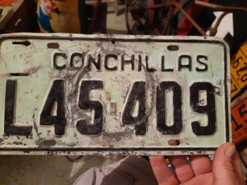 Matricula Conchilla Verde 45409 0
