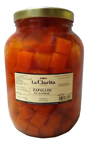 Packx4unid-zapallitos En Almibar X2800kg- La Clarita 0