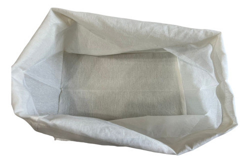 Combo X 3 Fundas De Lienzo Para Canastos De 40 X 30 X 20cm 0