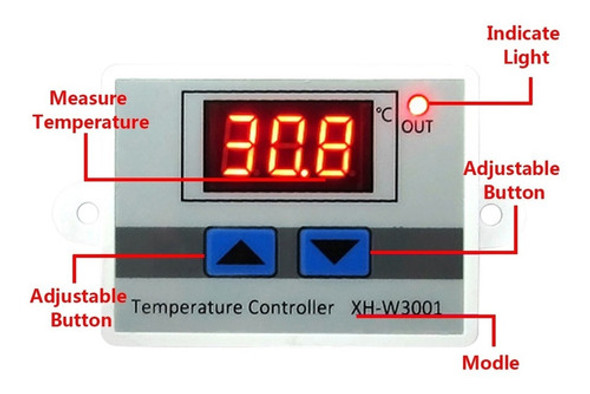 Termostato Digital 110/220v - Xh-w3001 Cervejeira Chocadeira 1
