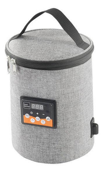 Aquecedor De Garrafa Portátil, Recipiente De Comida, Cinza 0 Aquecedor De Garrafa Portátil, Recipiente De Comida, Cinza 0