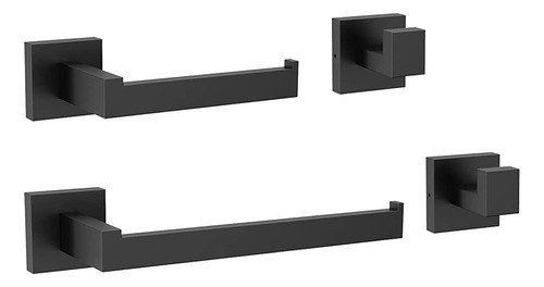 ~? Ralbay Matte Black Bathroom Hardware 4 Pieces Set, Premiu 0