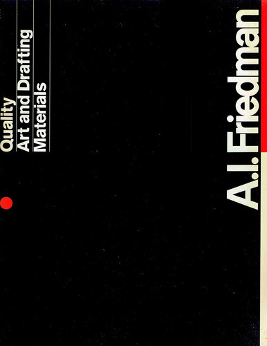 Catalogo A.i.friedman Art And Drafting 1983 0
