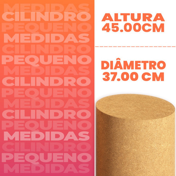 Kit Festa Trio De Cilindros E Painel Redondo 150cm Mdf 1