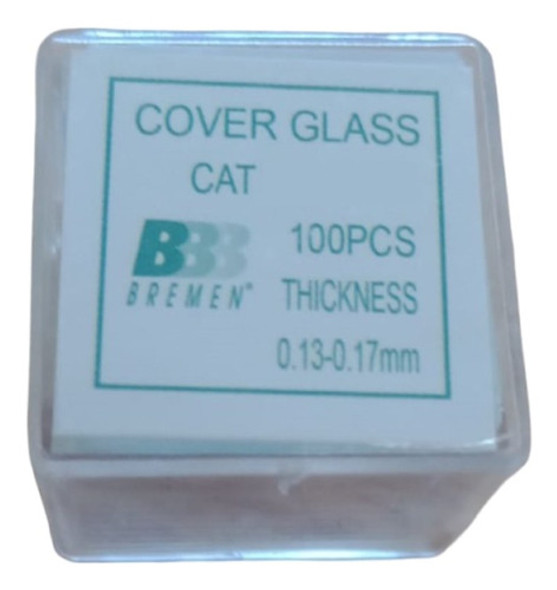 Cubreobjeto De 18 X 18 Mm X 1000 Unidades Bremen 1
