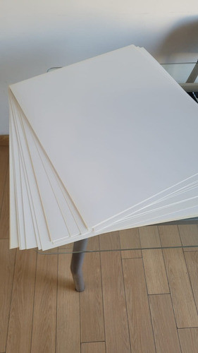 Placa Alto Impacto 1mm Blanco. 17 Planchas De 50cmm X 60cm 1