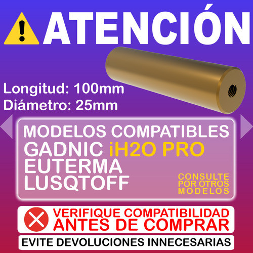 Anodo Barra Repuesto Boya Ionizadora 100mm X 25mm Ver Foto 2 1