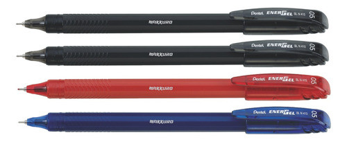 Kit 4 Caneta Gel Energel Makkuro 0.5mm Pentel Escolha A Cor 1