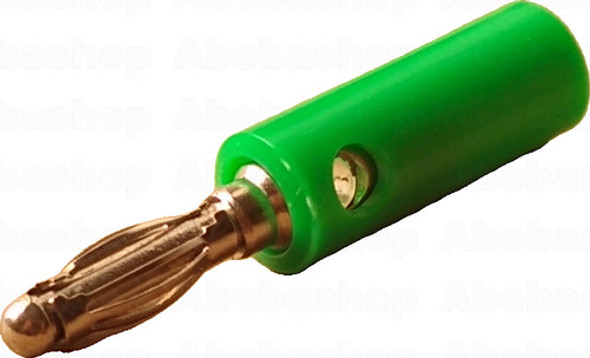 Pack 20x Ficha Banana Macho Verde Con Empalme Derivador 0 Pack 20x Ficha Banana Macho Verde Con Empalme Derivador 0