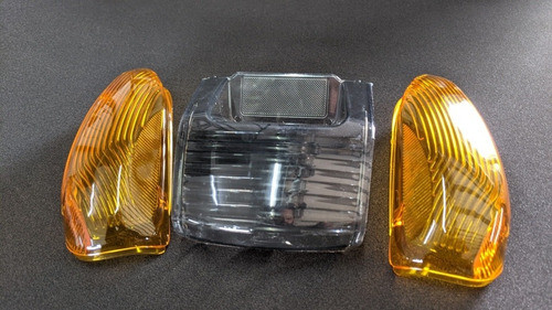 Acrílicos Farol Trasero Gilera Smash 110 Fume Y Naranja 1