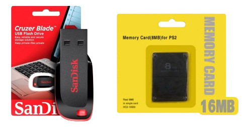Memoricard Ps2 + 64 Com 60 Titulos   Na Ultima Foto Dr 1