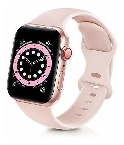 Correa S Para Apple Watch Serie 6/5/4 - Rosa Arena 0