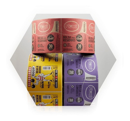 Rollo Papel Engomado 2 Pulgadas  Liso X 12 Rollos 0