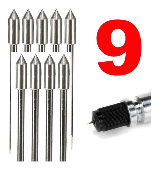 9 Cuchillas Para Graphtec  Cb09 + Porta Cuchillas 1