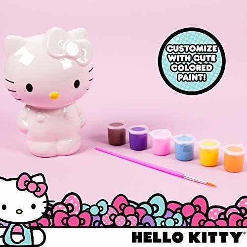 Hello Kitty Pinta Tu Propia Alcancia, Banco De Monedas Diy 1