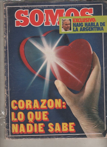 Antigua Revista ** Somos **  Nº 266 Del Año 1981 0