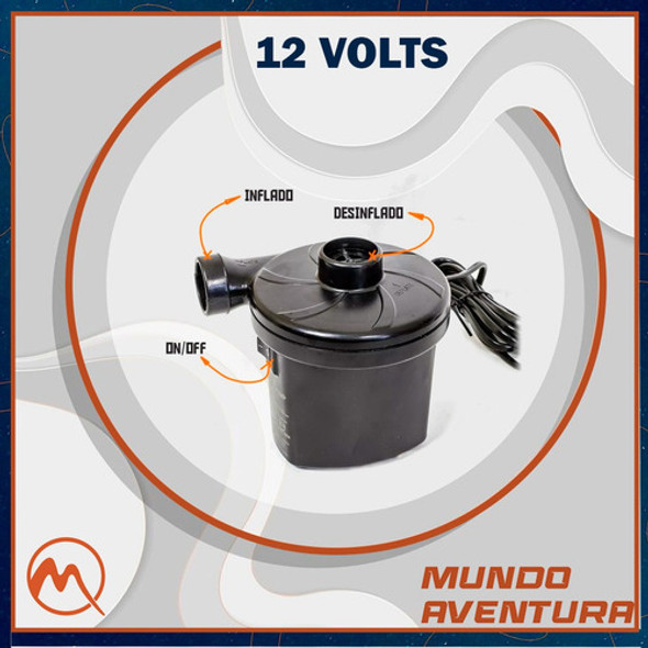 Inflador Eléctrico 12v  /colchón -pileta- Bote- Inflable 1