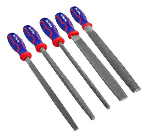Juego De 5 Limas Planas Y De 3 Tipos Workpro 0
