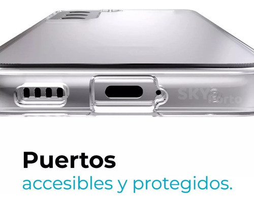 Funda Para Moto G14 Transparente Con Bordes Antigolpes 1