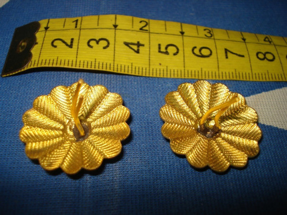 Pin Metálico X2 Ejercito Argentino Sol Dorado Charretera ! 1