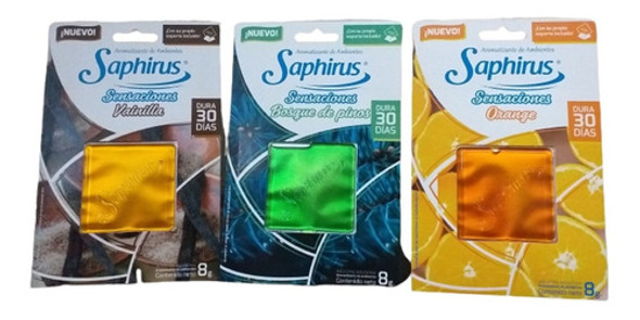 Aromatizante De Ambientes Saphirus Sensaciones X 12 1 Aromatizante De Ambientes Saphirus Sensaciones X 12 1