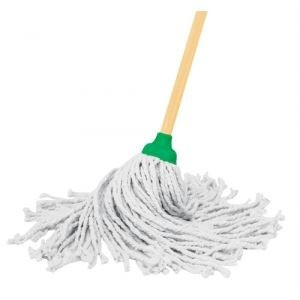 Trapeador 450g 100% Algodón Con Cabo 120cm Klintek Mech-450 0