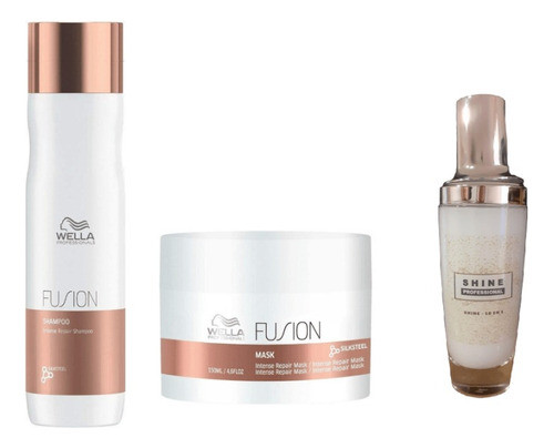 Pack Wella Fusion Reparación Sh/mask + Regalo 10en1 Shinepro 0
