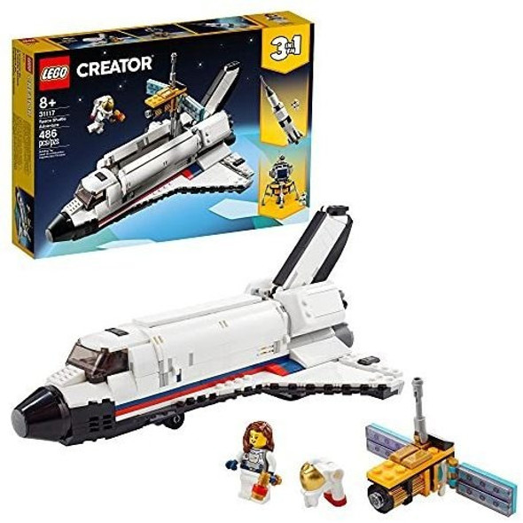 Lego Creator Transbordador Espacial Cohete Lander 486 Piezas 0