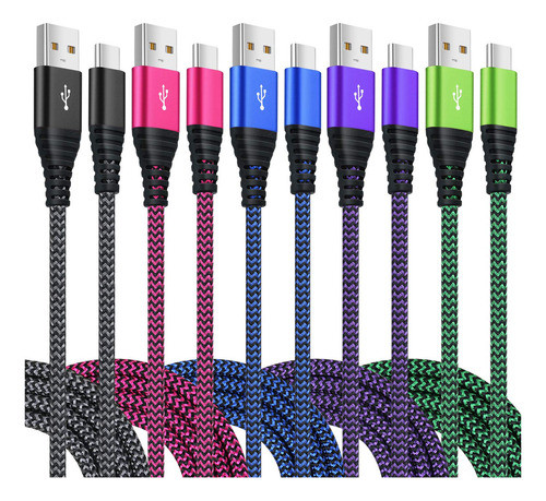 Cable Usb C, Costyle 5 Paquete De 10 Pies Tipo C A Un Cargad 0