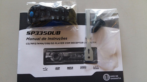 Controle Remoto Pósitron Para Cds Sp-3300ub E Sp-3350ub 0