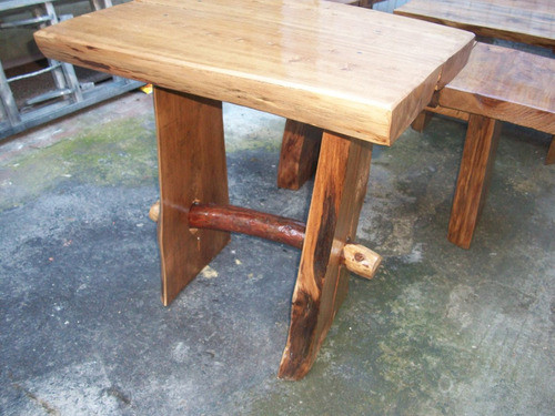 Mesa Rustica Artesanal Ratona O Matera Muy Originales! 1