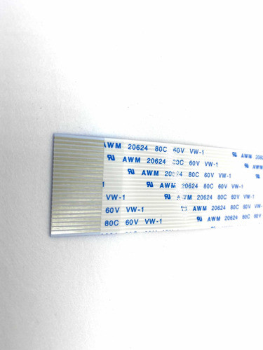 Flex Cable Awm 20624  24 Vias 1.0 Pitch X 60cm Long Type A 0