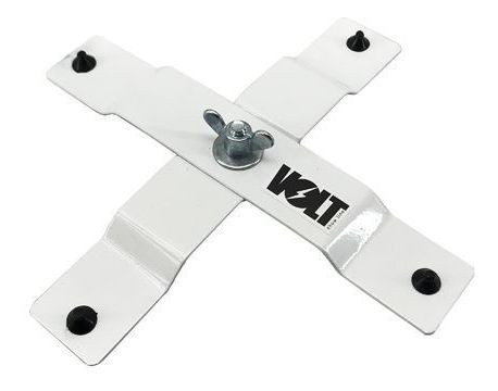 Kit 10 Un - Suporte P Refletor Pé De Galinha Pequeno Branco 1