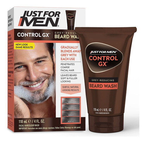 Just For Men Control Gx Champu Para Lavado De Barba Reductor 0