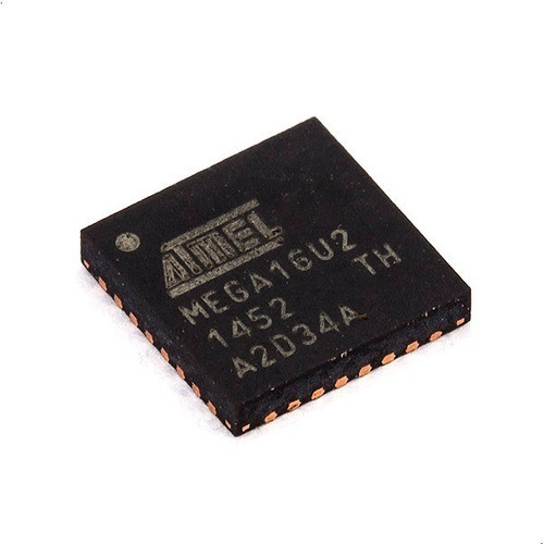 Circuito Integrado Atmega16u2-mu Atmega16u2 Mega16u2 Qfn-32 0