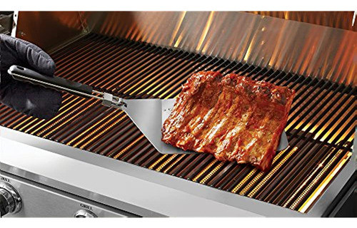 Mr Barbq 02538xob Espátula De Gran Tamaño De Acero Inoxidabl 1