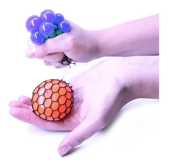 10 Squishy Mesh Ball Antiestres Fidget Estimulación Sensoria 1