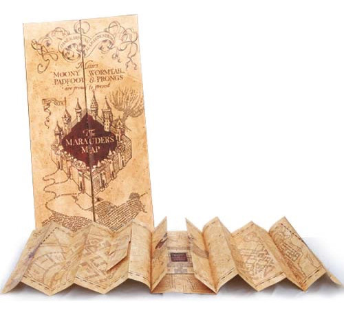 Mapa Del Merodeador Harry Potter 0