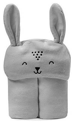 Cobertor Microfibra Mami Bichus Capuz, Papi Cinza 110x85cm 0