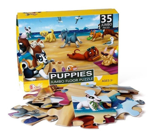 Puzzle 35p Jumbo Perritos Puppies Cresko Sharif Express 0