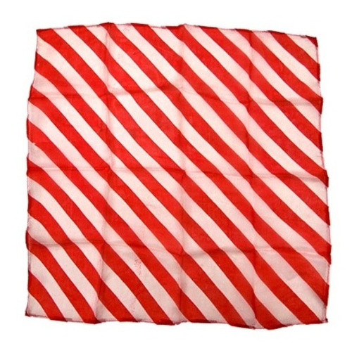 Pañuelo Seda Zebra Rayado Rayas 15 Cm Magia / Alberico Magic 0